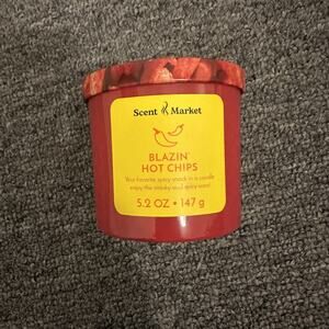 Scent Market Blazin' Hot Chips 🔥 Scented Jar Candle Gift 5.2 OZ
